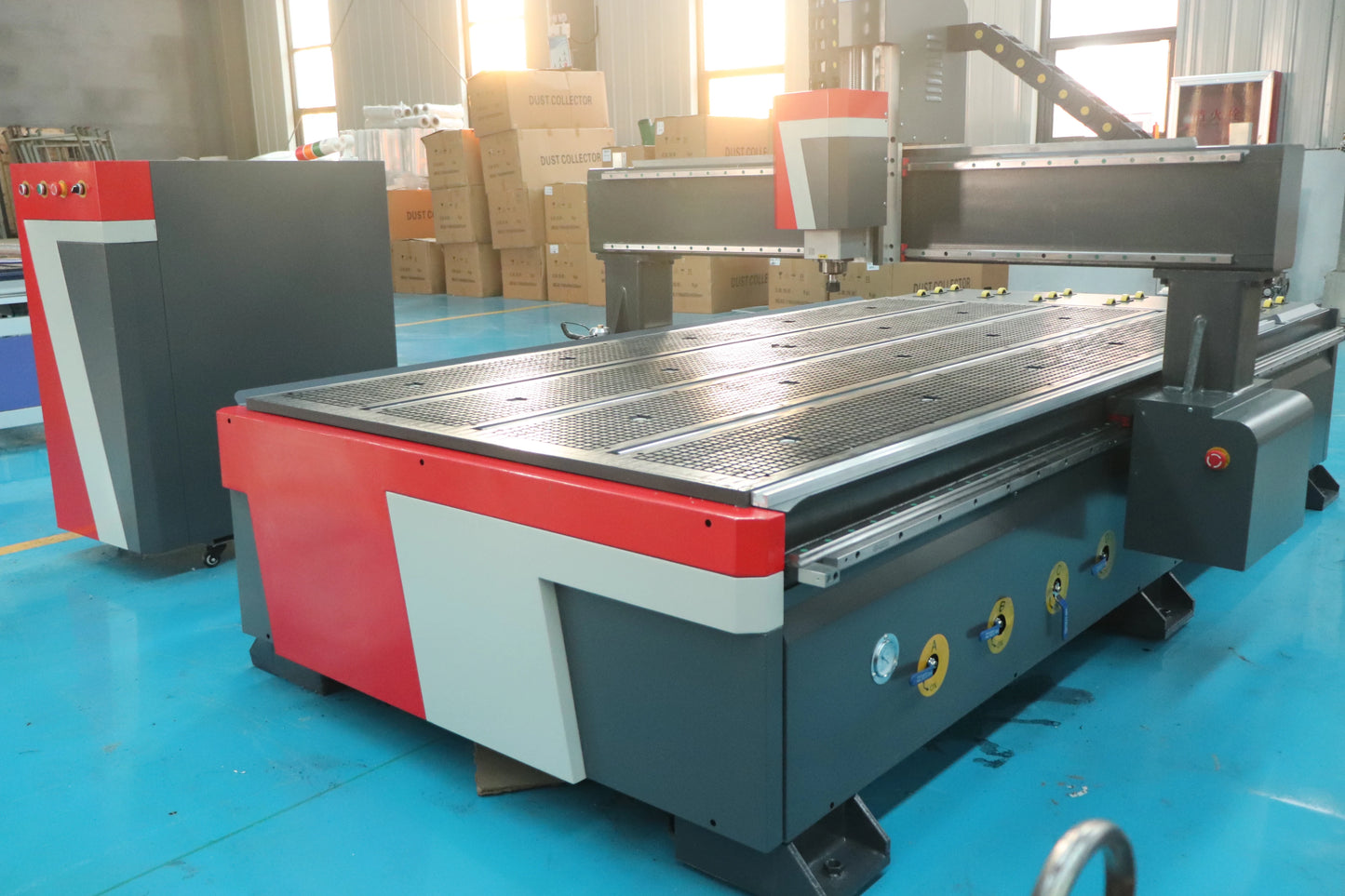 Automatic Tool Change CNC Router Machine Cutting Milling Engraving Aluminum MDF Woodworking Acrylic 8 Linear Tools