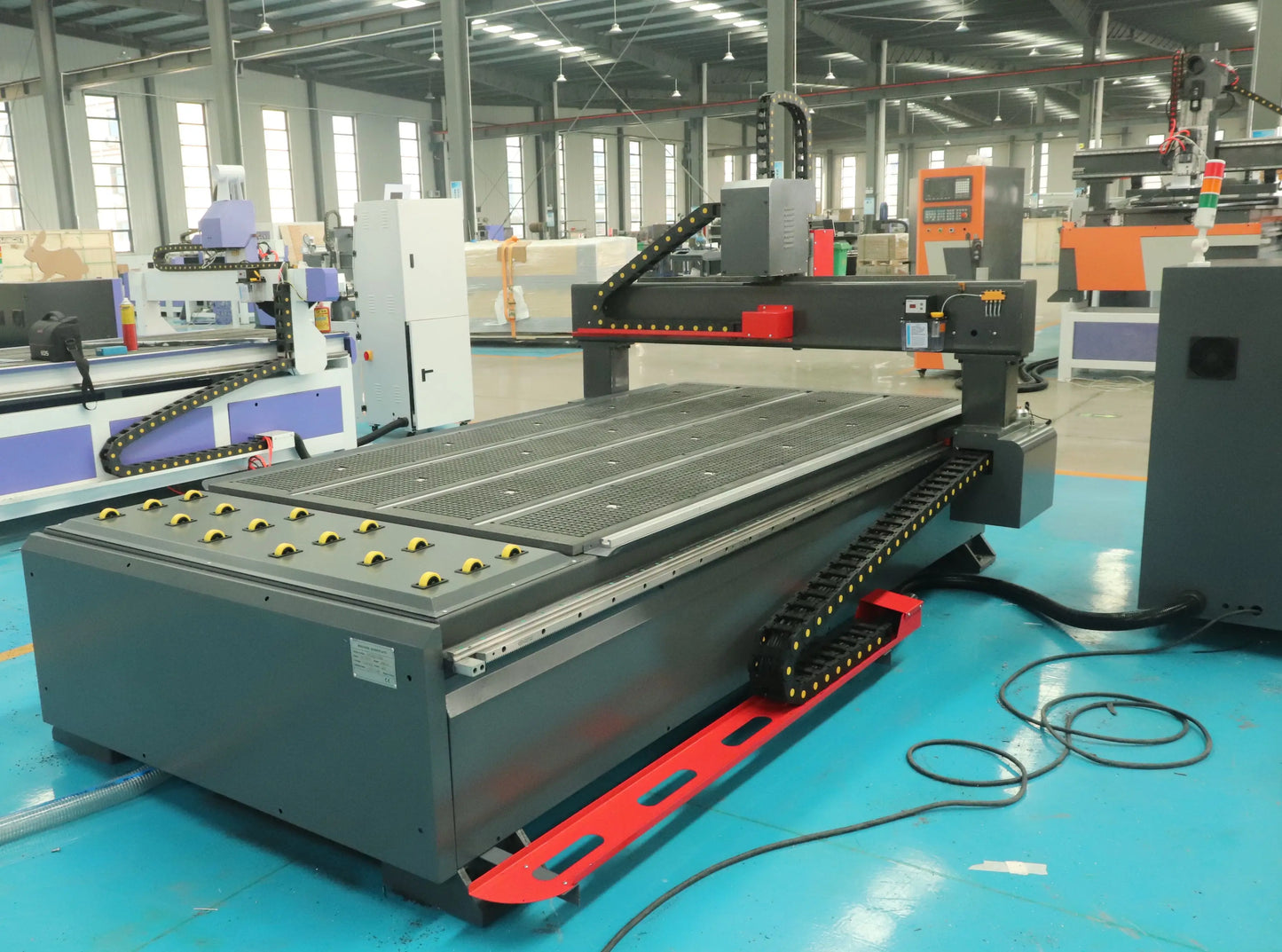 Automatic Tool Change CNC Router Machine Cutting Milling Engraving Aluminum MDF Woodworking Acrylic 8 Linear Tools