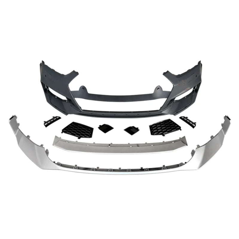 Automotive Parts RS5 Type Front Bumper Body Kits For  A5 2017-2019 Facelift  RS5 Front Bumper With Grill
