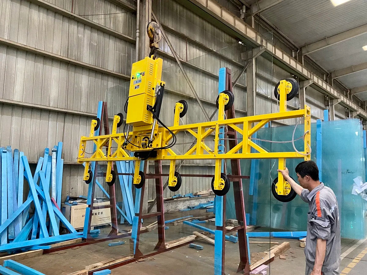 Awovolift Glass Vacuum Suction Lifting Equipment Hydraulic Turnover Rotary Vacuum Suction Crane Making More Convenient To Use