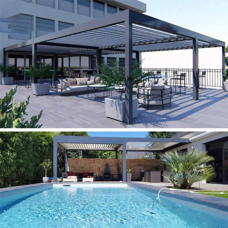 Backyard Area or Poolside Patio Outside Pergolas Durable Easycare Gazebos