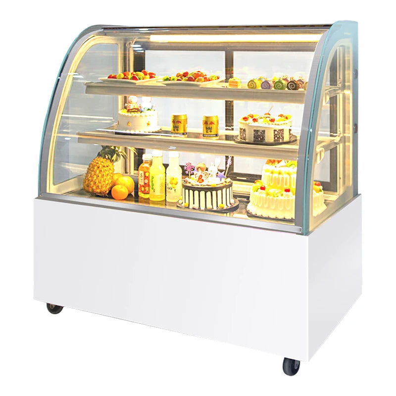 Bakery Case Display Refrigerated Table Cake Cabinet Freezer Display Door Manufacturer Refrigerator Cake Display Case