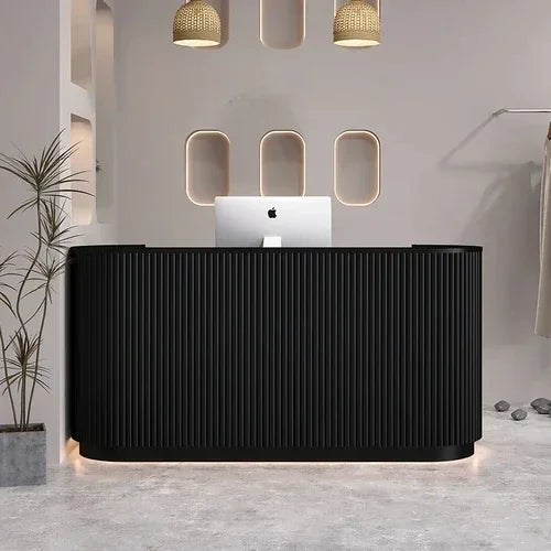 Banco cassa banco Reception ufficio in piedi tavolo cassa cassa bancone Business negozio mobili di lusso leggeri