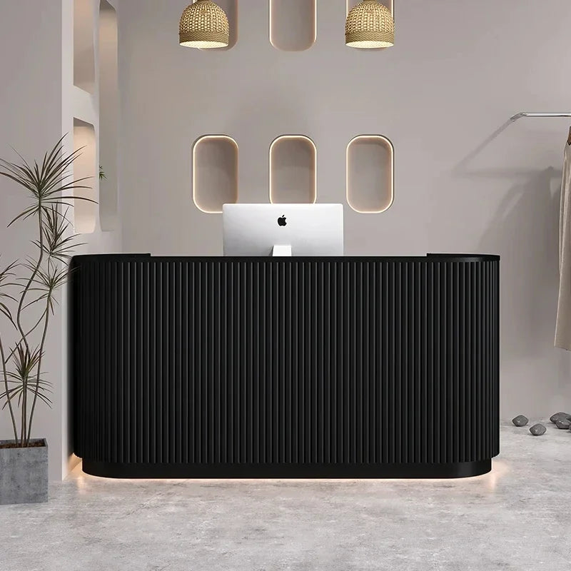 Banco cassa banco Reception ufficio in piedi tavolo cassa cassa bancone Business negozio mobili di lusso leggeri