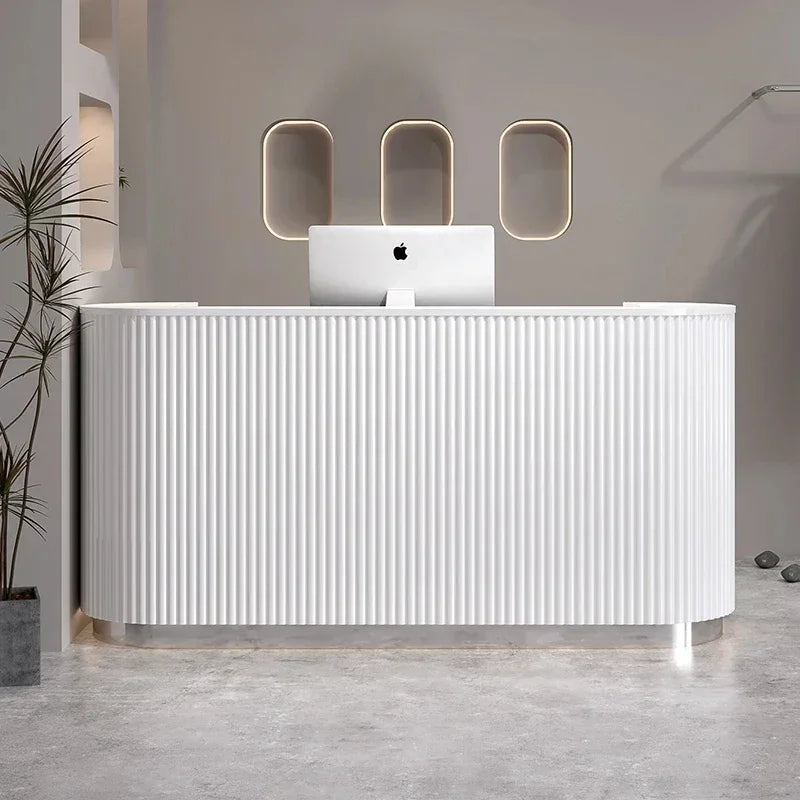 Banco cassa banco Reception ufficio in piedi tavolo cassa cassa bancone Business negozio mobili di lusso leggeri