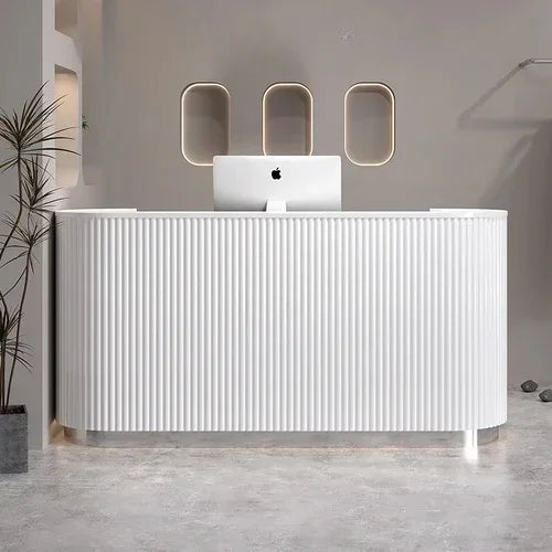 Banco cassa banco Reception ufficio in piedi tavolo cassa cassa bancone Business negozio mobili di lusso leggeri