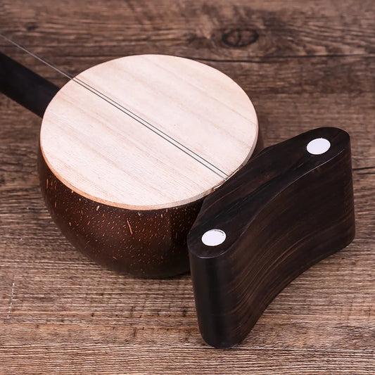 MMOOKA Banhu ebony professional performance, learning to test national musical instruments