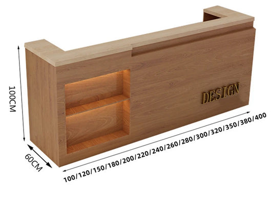 Bar Cashier Counter Company Front Reception Desks Welcome Desk Office Furniture Barber Shop Clothing Store Cashier Counter