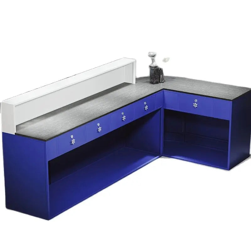 Bar cashier commercial store creative clothing store hair salon gym wrought iron industrial wind reception desk