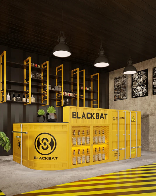 Bar cashier net red studio coffee milk tea shop front desk clothing store hairdressing creative industrial style reception desk
