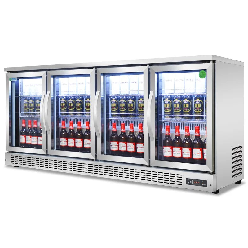 Bar freezer, bar freezer, beer display cabinet, refrigerated commercial refrigerator, fruit preservation cabinet, air cooling