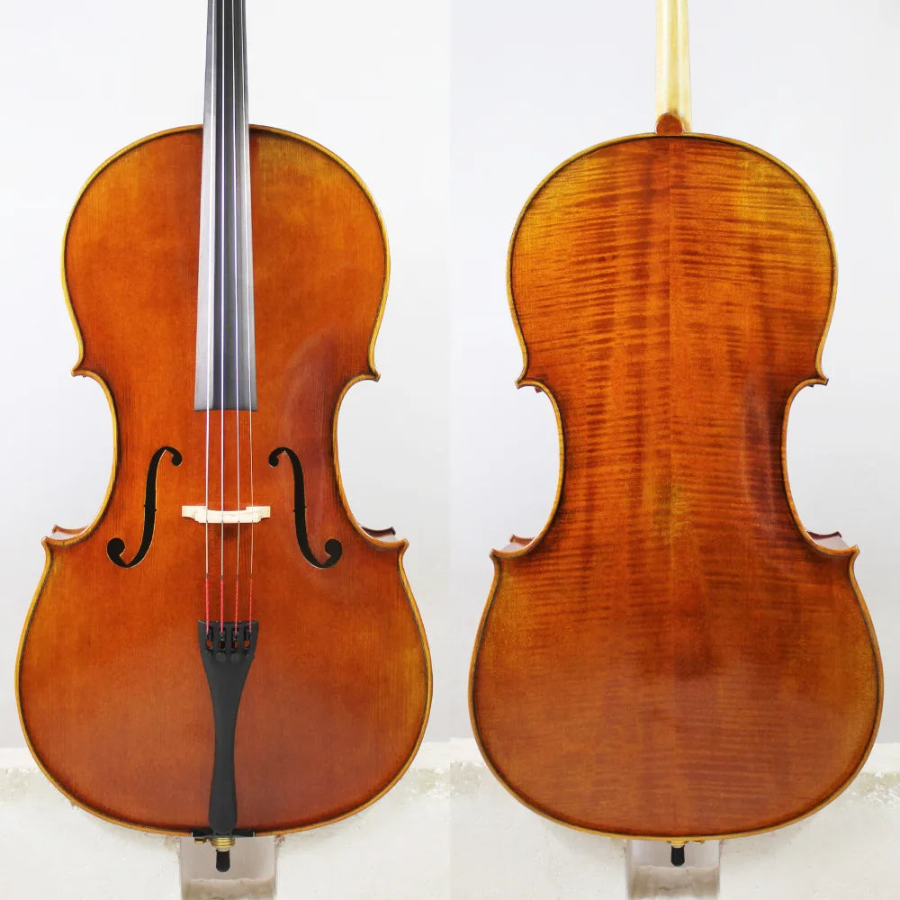 MMOOKA Baroque Cello!Antonio Stradivarius Cello Copy Master level! European Wood"