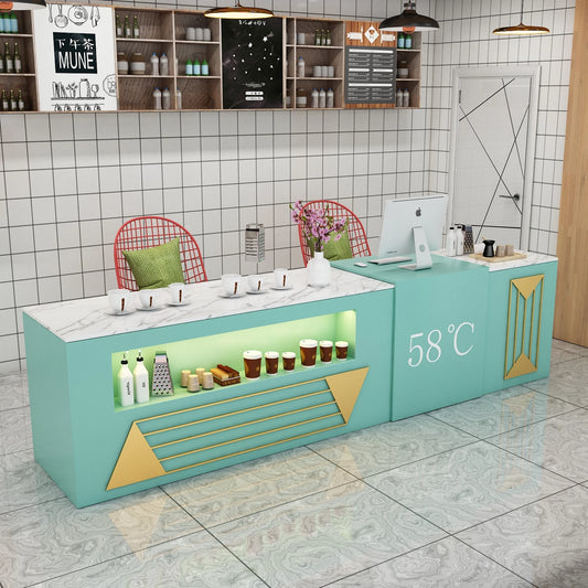 Beauty Salon Cashier Company Front Desk Reception Desk Clothing Milk Tea Shop Small Counter Table Simple Modern Bar Counter