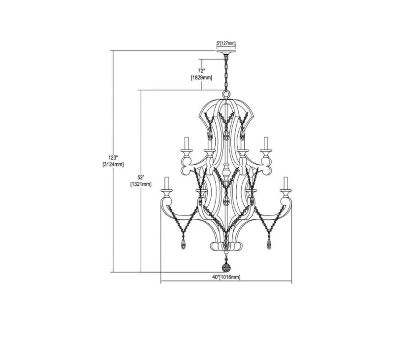 Bed Breakfast Resort Villa  Dining-Room Lamp French Country Design Solid Wood Distressed Cafe Bedroom Chandelier