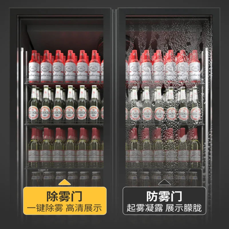 Beer freezer, internet celebrity freezer, three door bar refrigerator, commercial freezer, supermarket beverage display cabinet
