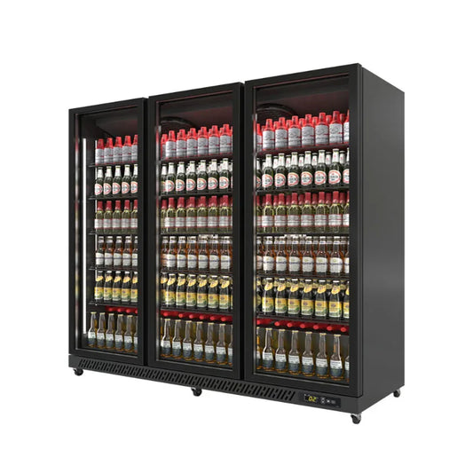 Beer freezer, internet celebrity freezer, three door bar refrigerator, commercial freezer, supermarket beverage display cabinet