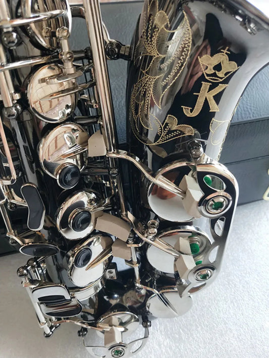 Best Quality Germany JK SX90R Keilwerth Saxophone Alto Black Nickel Silver Alloy Alto Sax Brass Musical Instrument Top