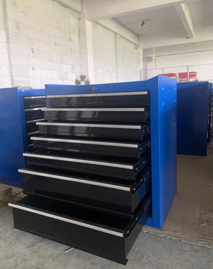 Best-selling workshop roller stainless steel tool box 7 drawers tool cabinet trolley