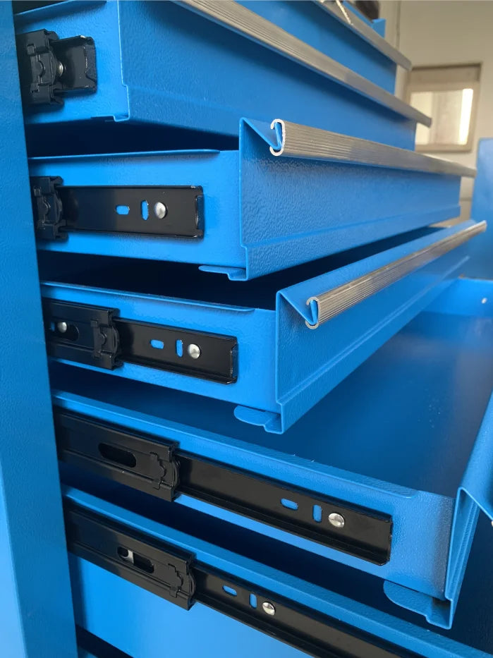 Best-selling workshop roller stainless steel tool box 7 drawers tool cabinet trolley