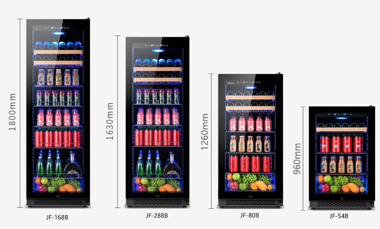 Beverage Wine Cooler Can Refrigerator No Frost Utility Cold Drink wine Display beverage Cabinet