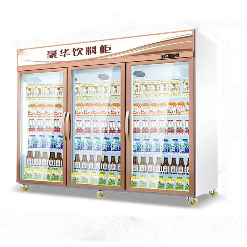 Beverage display cabinet, commercial refrigerated display cabinet, supermarket beverage cabinet, convenience store refrigerator,