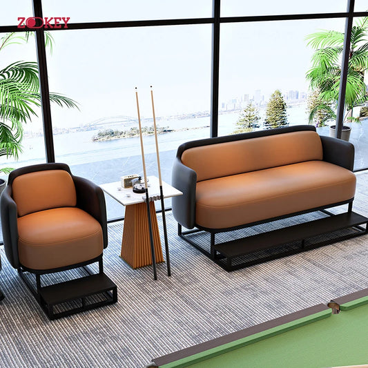 Billiards Sofa Billiards Watching Chair Billiards Room Resting Area Billiards Watching Chair Leisure Table and Chair