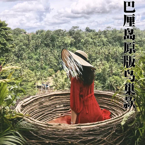 Bird's Nest Swing Scenic Spot Wedding Shooting Props Creative Hanging Round Bed Outdoor B&B Bird's Nest