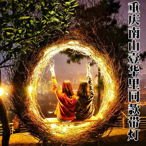Bird's Nest Swing Scenic Spot Wedding Shooting Props Creative Hanging Round Bed Outdoor B&B Bird's Nest