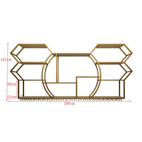 Black Display Wine Racks Storage Metal Modern Beer Liquor Cabinets Home Kitchen Wall Botellero Vino Furnitures Bar Accessories