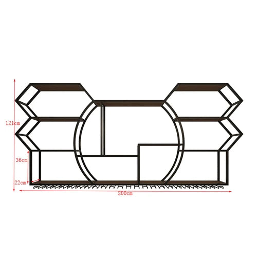 Black Display Wine Racks Storage Metal Modern Beer Liquor Cabinets Home Kitchen Wall Botellero Vino Furnitures Bar Accessories