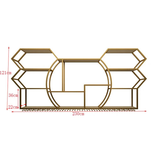 Black Display Wine Racks Storage Metal Modern Beer Liquor Cabinets Home Kitchen Wall Botellero Vino Furnitures Bar Accessories