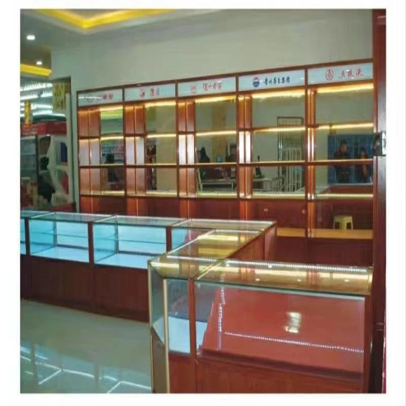Boutique display cabinet, toy display cabinet, pharmacy shelf, tobacco and alcohol cabinet, handicraft glass cabinet, tea cabine