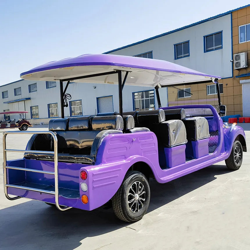 Brand New Classic Vintage Electric Cart With Bluetooth Audio Reversing Image 4 Wheelers adult Cheap Golf Cart Electric