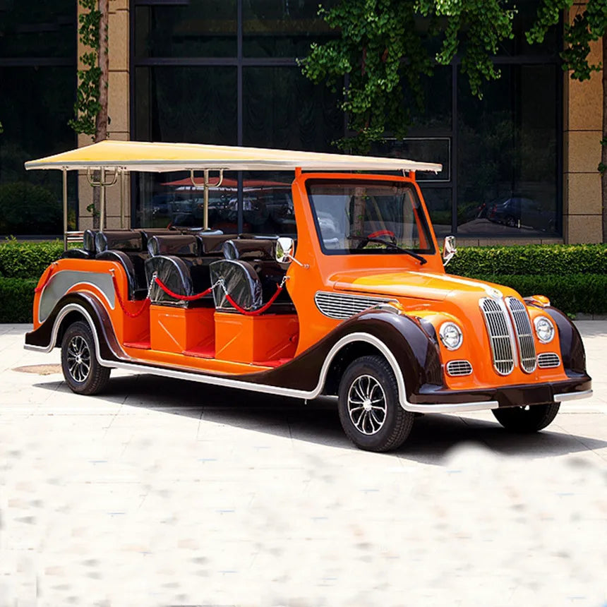 Brand New Classic Vintage Electric Cart With Bluetooth Audio Reversing Image 4 Wheelers adult Cheap Golf Cart Electric