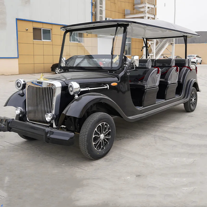 Brand New Classic Vintage Electric Cart With Bluetooth Audio Reversing Image 4 Wheelers adult Cheap Golf Cart Electric