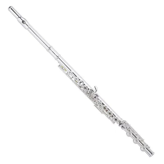 Bright Voice Yamahas YFL-472H Middle Level Flute Open Hole Flute-C Musical Instruments for Beginners  Plated Sterling Sliver