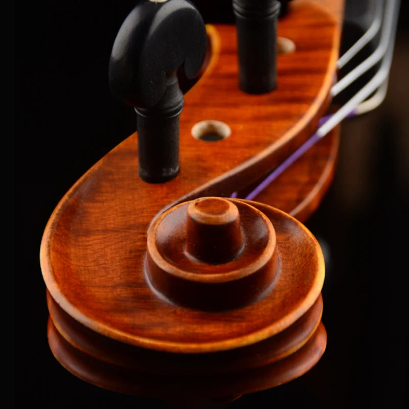 MMOOKA CHRISTINA Violin Professional EU4000A Premium Two-piece Flame Maple Spruce European Workshop Finished Classic Oil-based Varnish