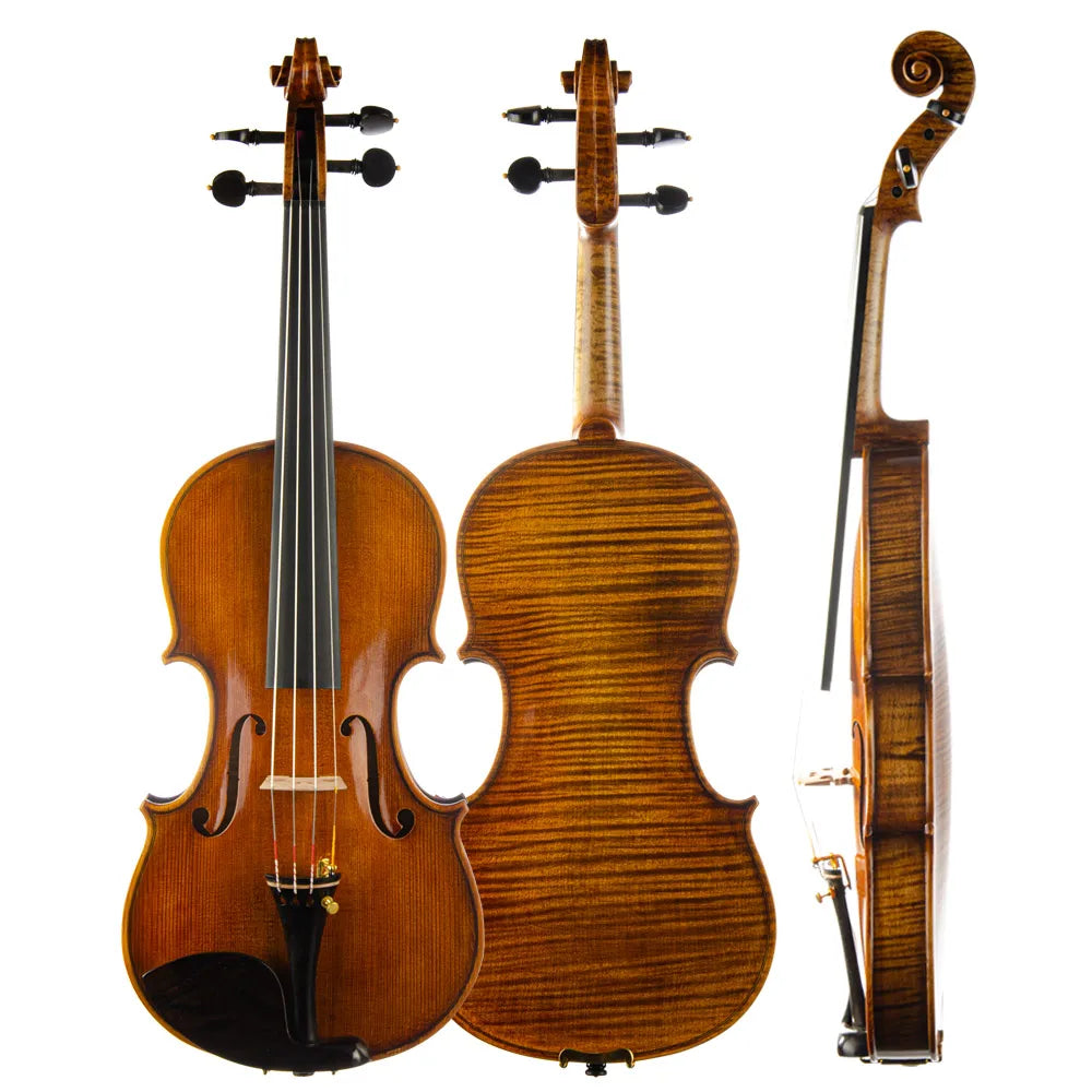 CHRISTINA Violin for Professional New Model V11 4/4 Size High-quality Spruce One-piece Fine Flame Maple with Ebony Fittings