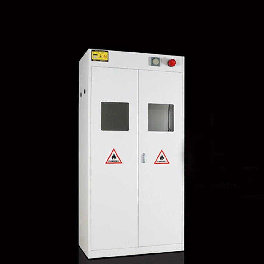 CZ-QP Intelligent Alarm Security System Steel Cylinder Cabinet Double Bottle Gas Cylinder for Security Storage 220V / 40W 190 *