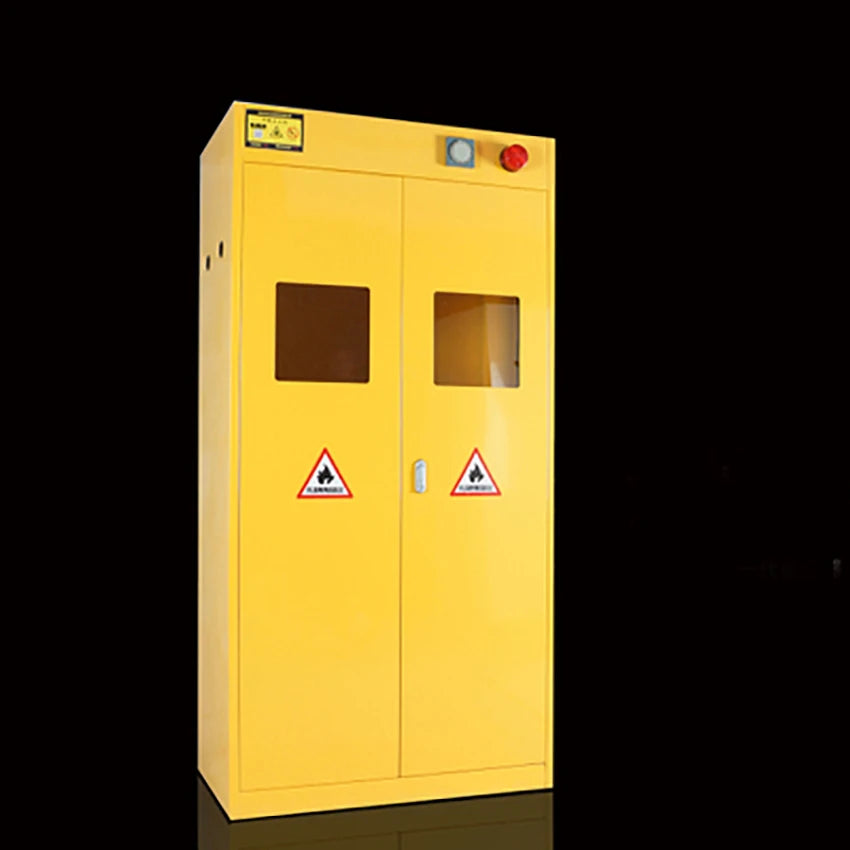 CZ-QP Intelligent Alarm Security System Steel Cylinder Cabinet Double Bottle Gas Cylinder for Security Storage 220V / 40W 190 *