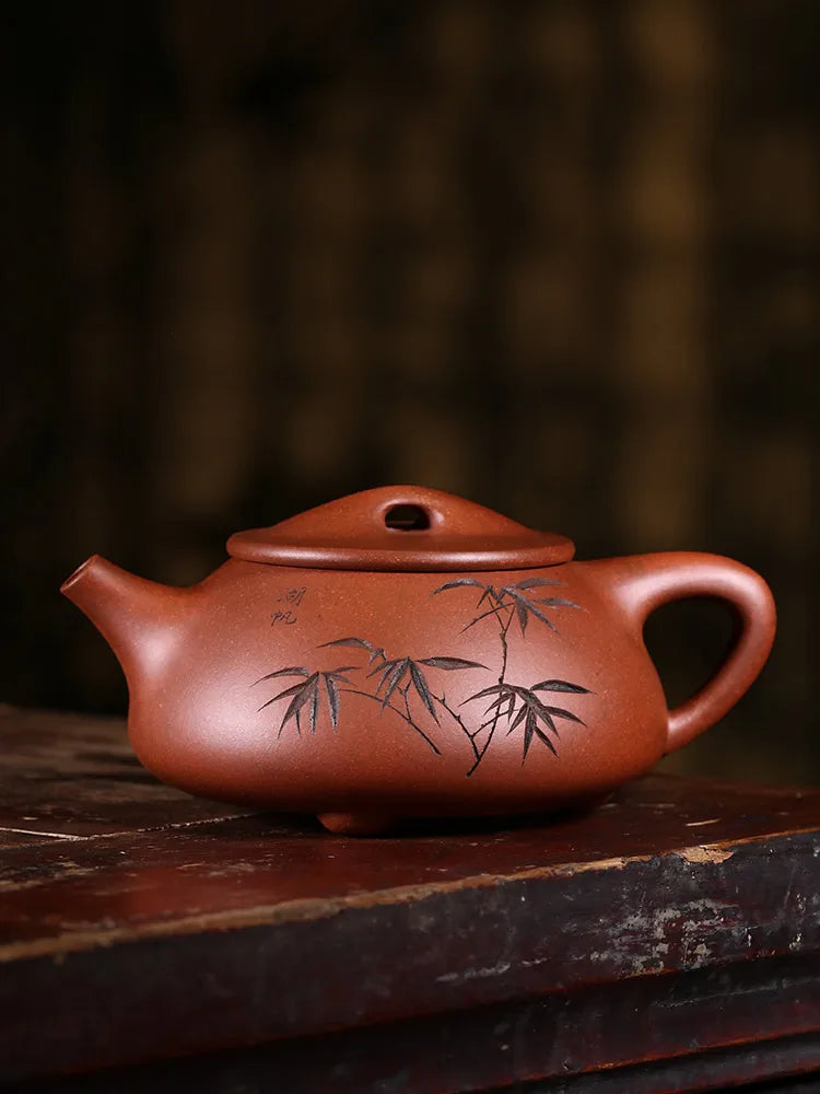 Canghu Tianxia Original Mine Bottom Trough Qinghu Sailing Stone Ladle Large Capacity Household Tea Pot Made By Chinese Assistant