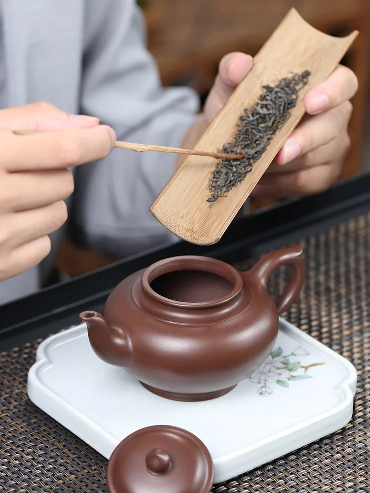 Canghu Tianxia Yixing Purple Clay Pot Pure Handmade Tea Raw Mineral Full High Grade Set