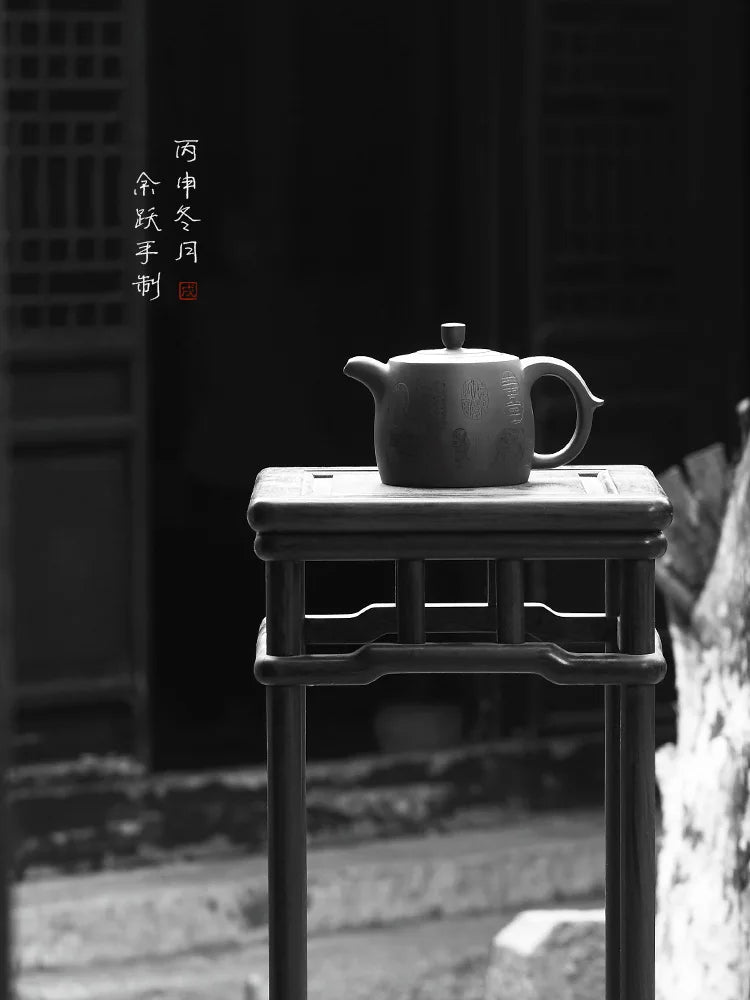 Canghu Tianxia Yixing Purple Sand Pot Guogao Yuyue Pure Handmade 1000ml High Capacity Wuniu Big Well Fen