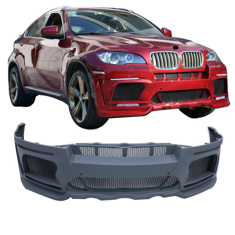 Car Bumper Body Kits For  X6 E71 2008-2011 Rear Diffuser Lip Exterior Accessories Parts