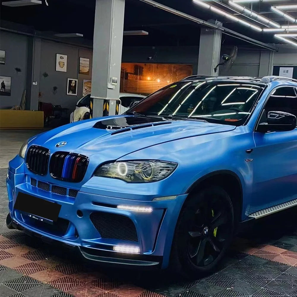 Car Bumper Body Kits For  X6 E71 2008-2011 Rear Diffuser Lip Exterior Accessories Parts