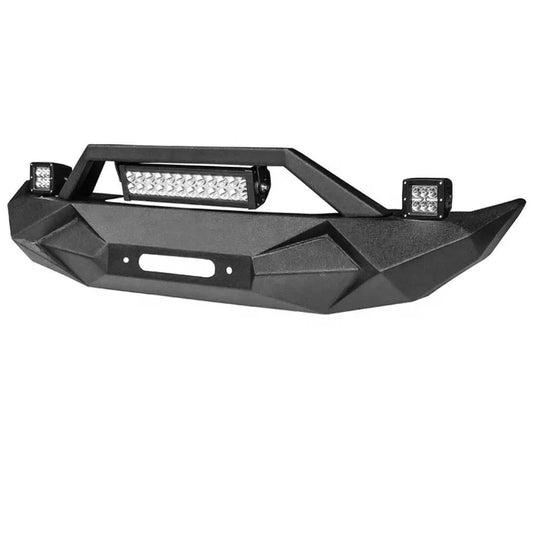 Car Front Bumper Manufacturer for Jeep Wrangler JL Steel Original Car Hole Installation 10 Sets Universal Classic Front Bumper