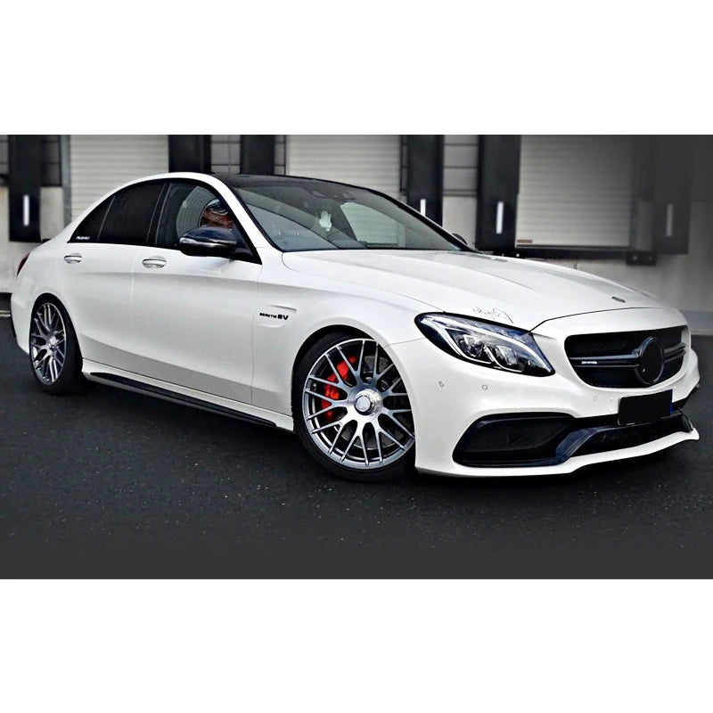 Car Modification Front Rear Bumper Grille Spoiler Lip Body Kit For  C-Class W205 Pre To C63 2015-2018