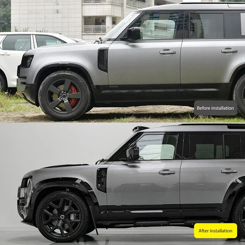 Car Universal Decorative Vent Auto Air Flow Intake Air Scoop Decorative For Land Rover Defender 2 Pc 2020 2021 2022 2023
