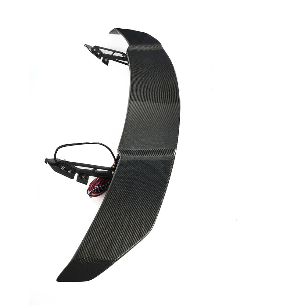 Car rear spoiler ABS carbon fiber original rear trunk electric spoiler extension