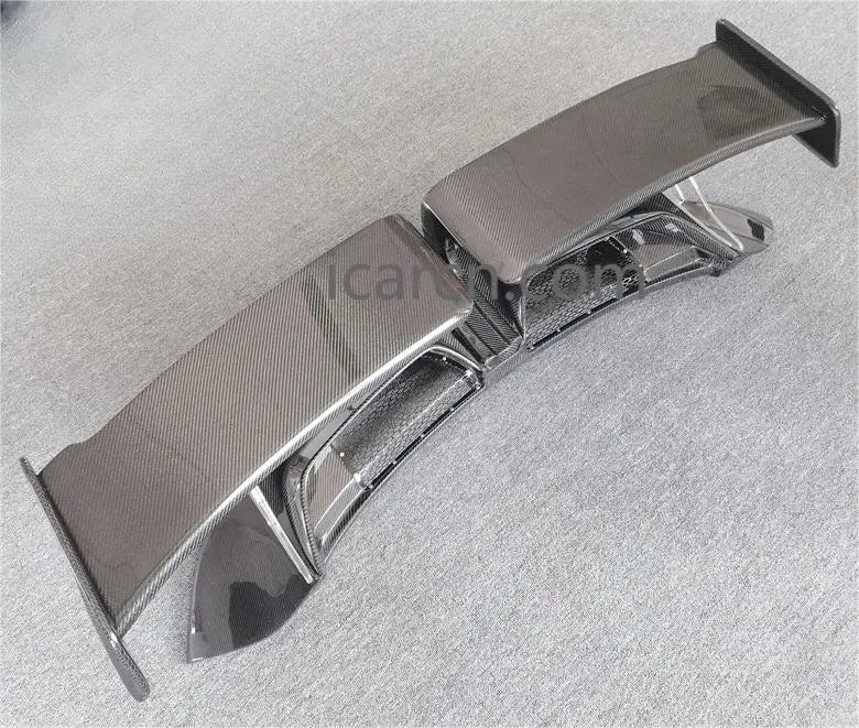 Carbon Fiber Spoilers GT Tech art Style Double Deck Rear Trunk Wing Spoilers For Porsche 911-992